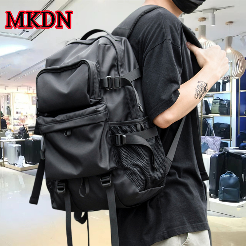 法国 2025冬潮酷双肩包男士大容量旅游背包大学生书包电脑包