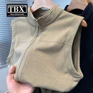 高端奥利绒马甲男士2025新款秋冬季加绒加厚外穿无袖坎肩背心男款