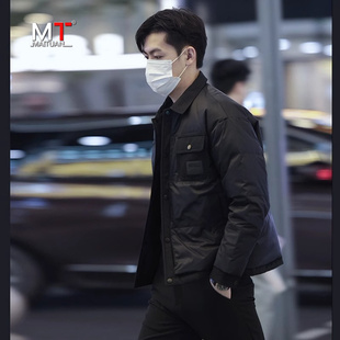 高端轻薄羽绒服男士冬季2025新款高级感加厚保暖夹克外套男款冬装