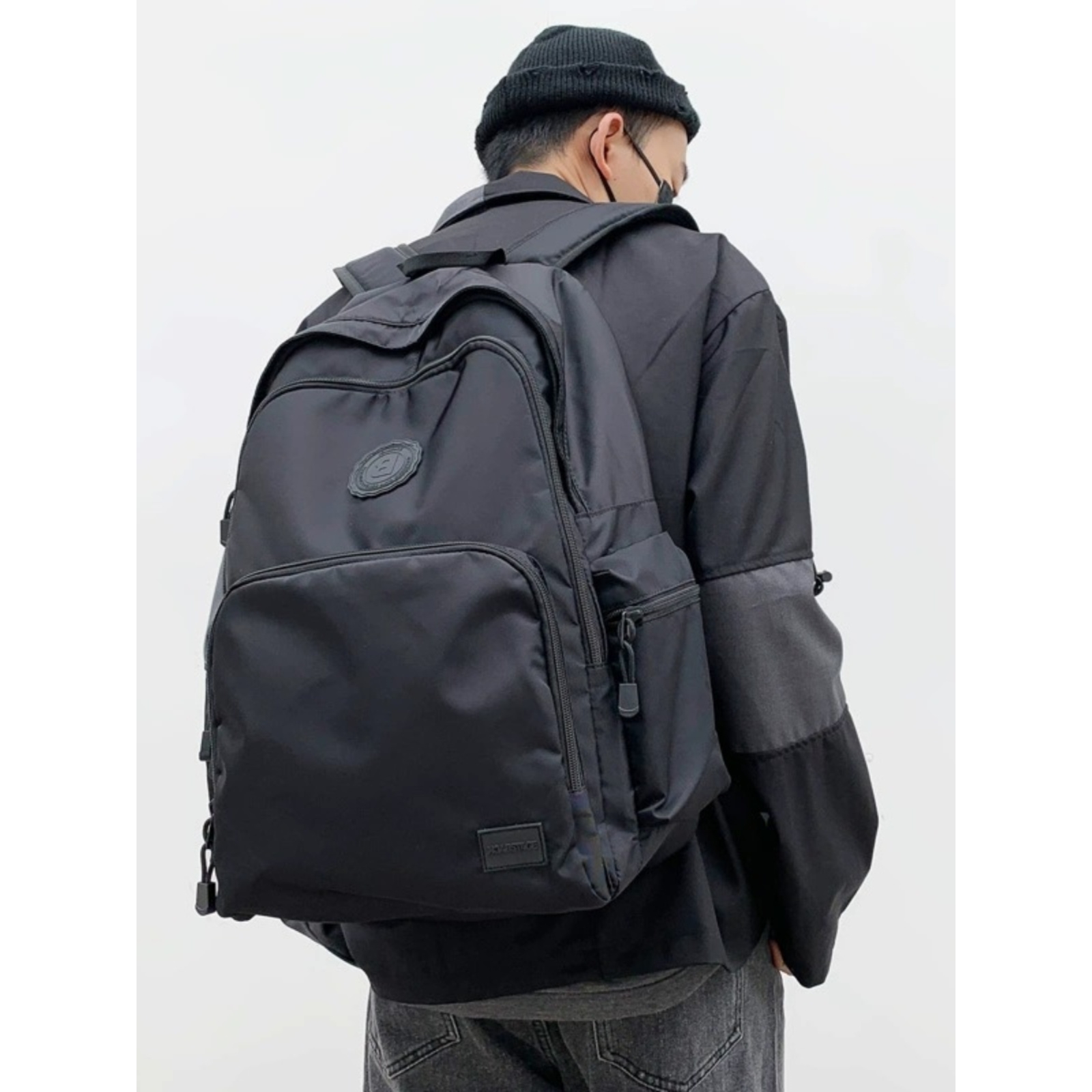 法国ZAMP电脑背包男双肩包护脊减负运动大学生书包女大容量旅行包