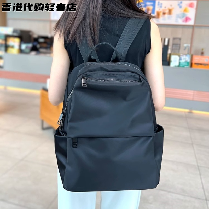 法国M BM牛津布双肩包女旅游轻便2025新款防水大容量时尚通勤背包