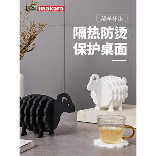 日隔餐桌防烫家用桌面耐本温加厚防滑菜高汤热锅子茶杯套装