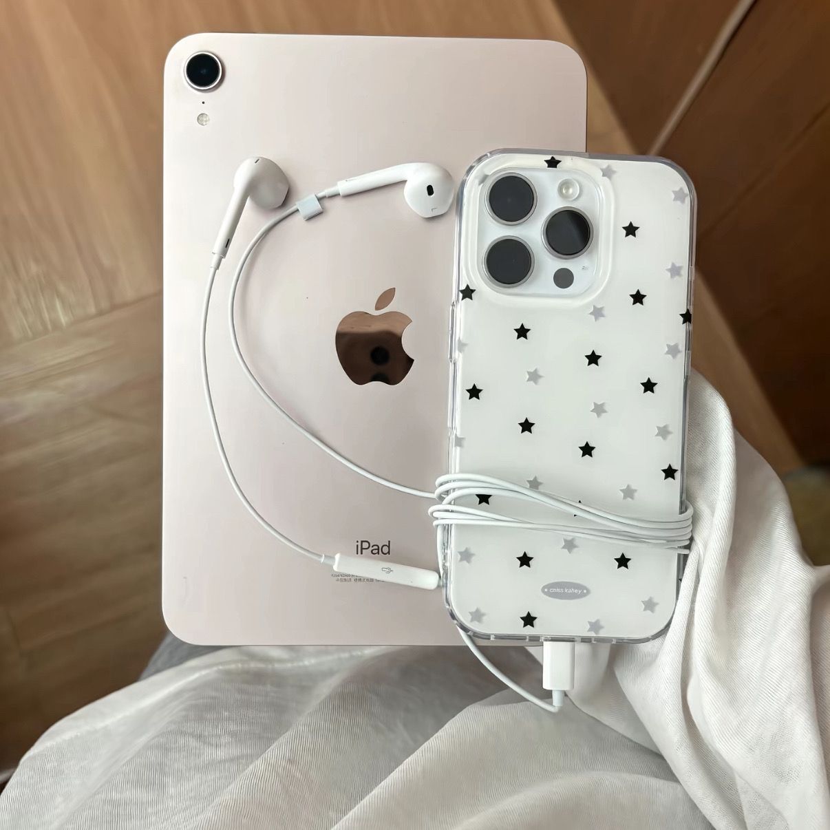 简约星星白底防摔iPhone手机壳图片