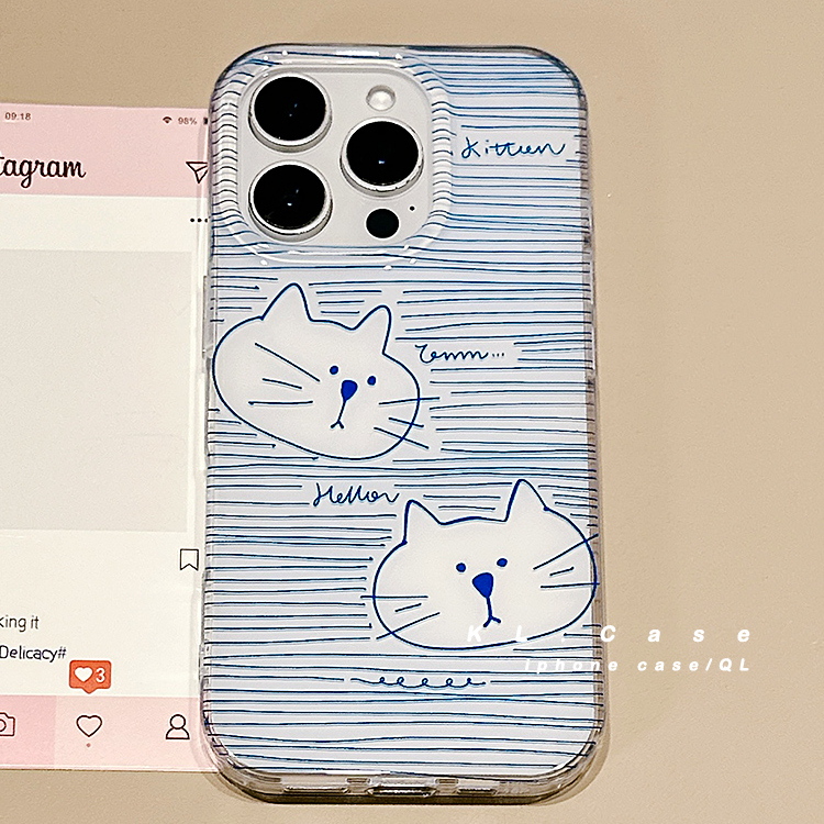 iPhone苹果可爱猫咪ins风