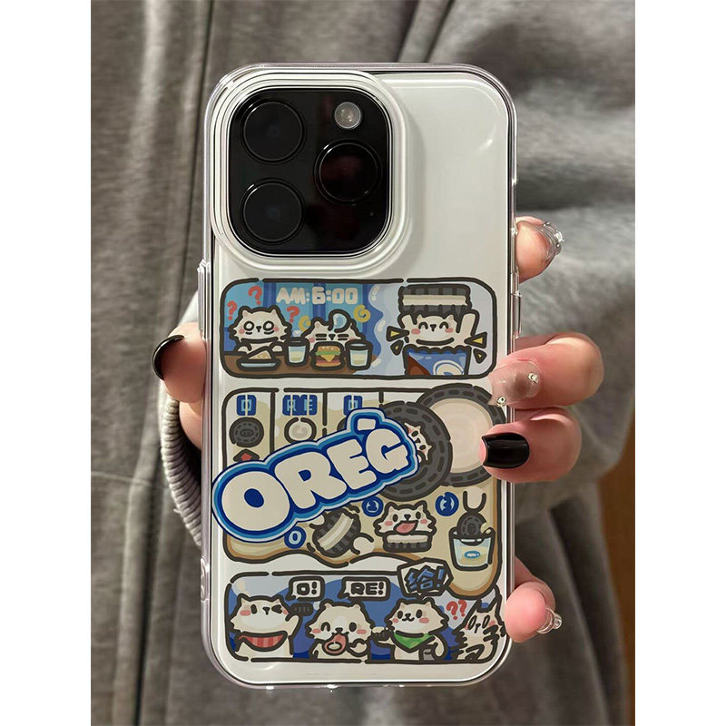 奥利奥小饼干小猫适用iPhone16promax苹果17Pro手