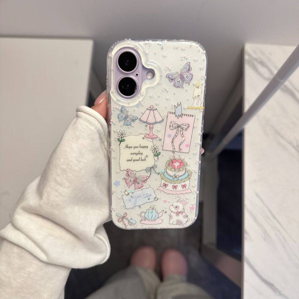 温柔蜡烛台灯适用iPhone16promax手机壳苹果17Pro