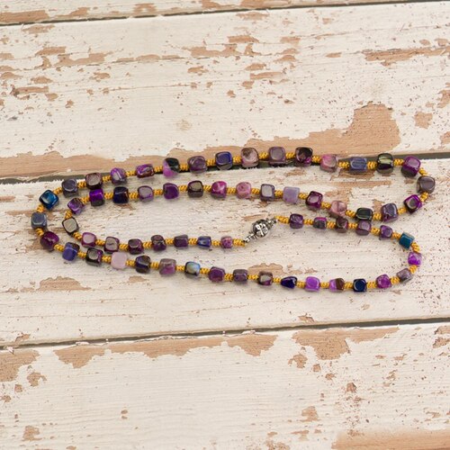 舒俱来R1235方糖苏纪石项链