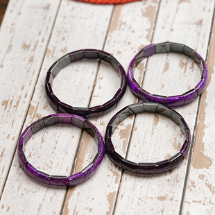 舒俱来S23160帝王紫苏纪石手串手牌 多样性发货发其一