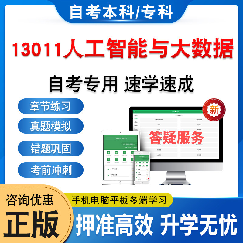 13011人工智能与大数据自考