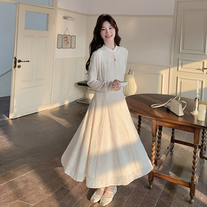 26春季新中式长款连衣裙2C251-9023-P145-K208图片