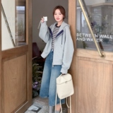 减龄连帽灰色卫衣外套女春秋2025新款小个子俏皮活泼夹克流行爆款，女装短外套，2C251