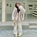 【新品】25冬两面穿毛毛派克外套2C251-5709-P235-K358，女装短外套，2C251