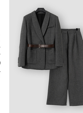 （周哥甄选）深灰时尚套装-32326