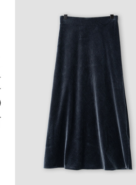 （周哥甄选）灰色半身裙-32742