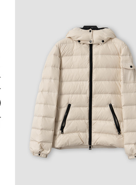 （周哥甄选）米色羽绒外套-33176