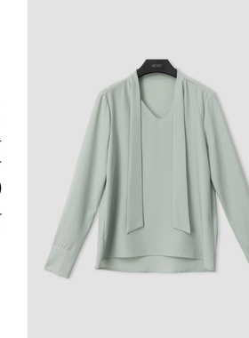 （周哥甄选）淡绿色衬衫-43633