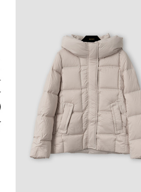 （周哥甄选）米色羽绒服-32859