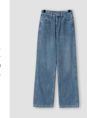 （周哥甄选）复古蓝裤子-32290