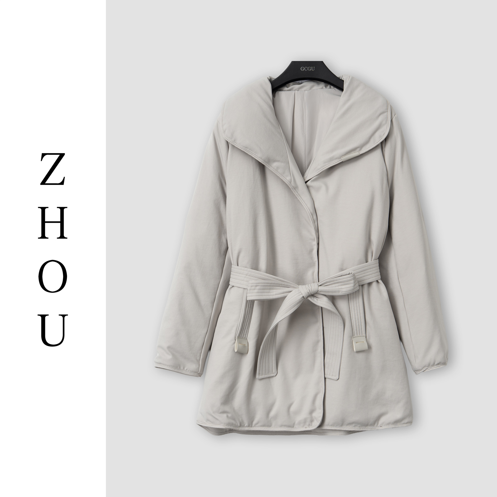 （周哥甄选）米色羽绒外套-31813