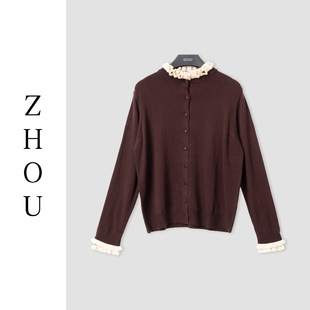 （周哥甄选）咖色上衣-30317