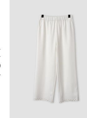 （周哥甄选）雅白色裤子-43190