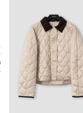 （周哥甄选）杏色羽绒服-32686