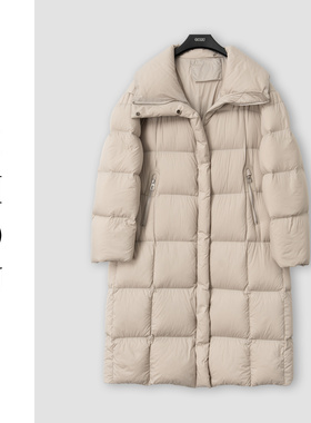 （周哥甄选）米色羽绒外套-32593