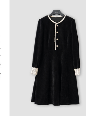 （周哥甄选）黑色连衣裙-24357