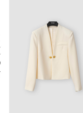 （周哥甄选）杏色外套-24446