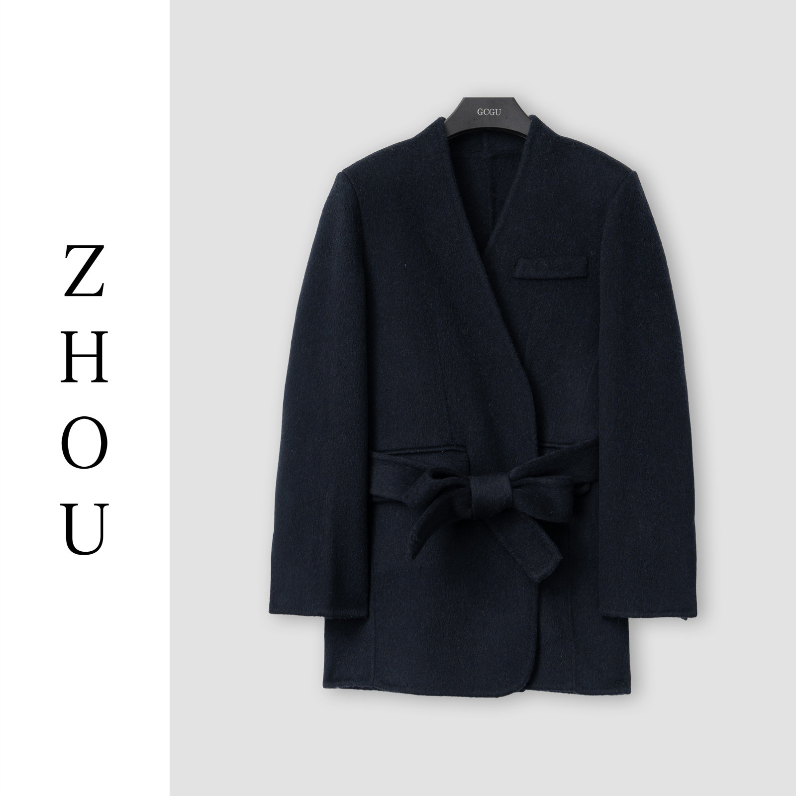 （周哥甄选）藏青色外套-31537,女装/女士精品,短外套,淘宝优惠券,粉丝福利购,淘宝优惠卷