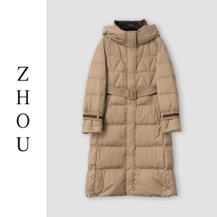 (周哥甄选)卡其色羽绒服-32678