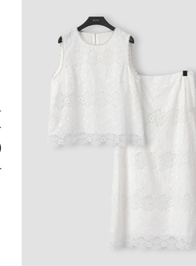 （周哥甄选）白色时尚套装-42798