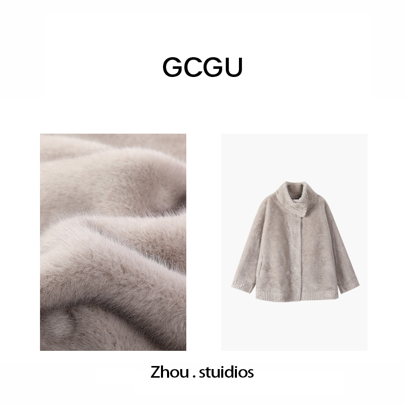 外套女装短款时尚翻领秋冬立领-50462