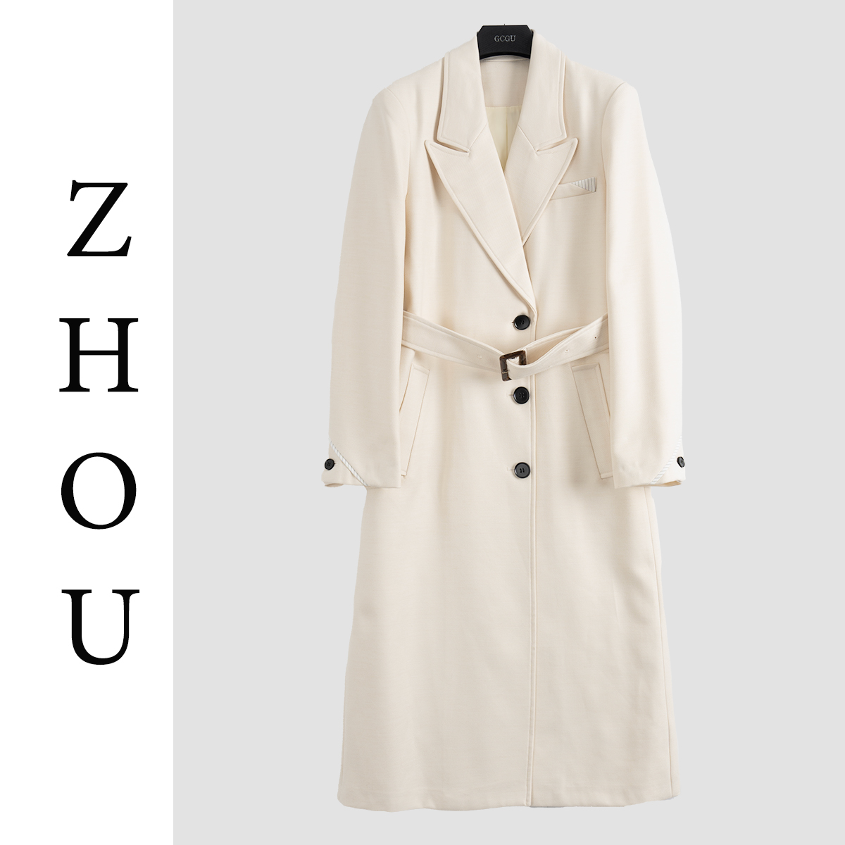 米色高端气质外套-20092