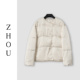 米色羽绒服 周哥甄选 32709