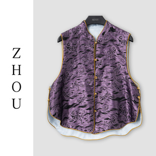 (周哥甄选)杏色马甲-33003