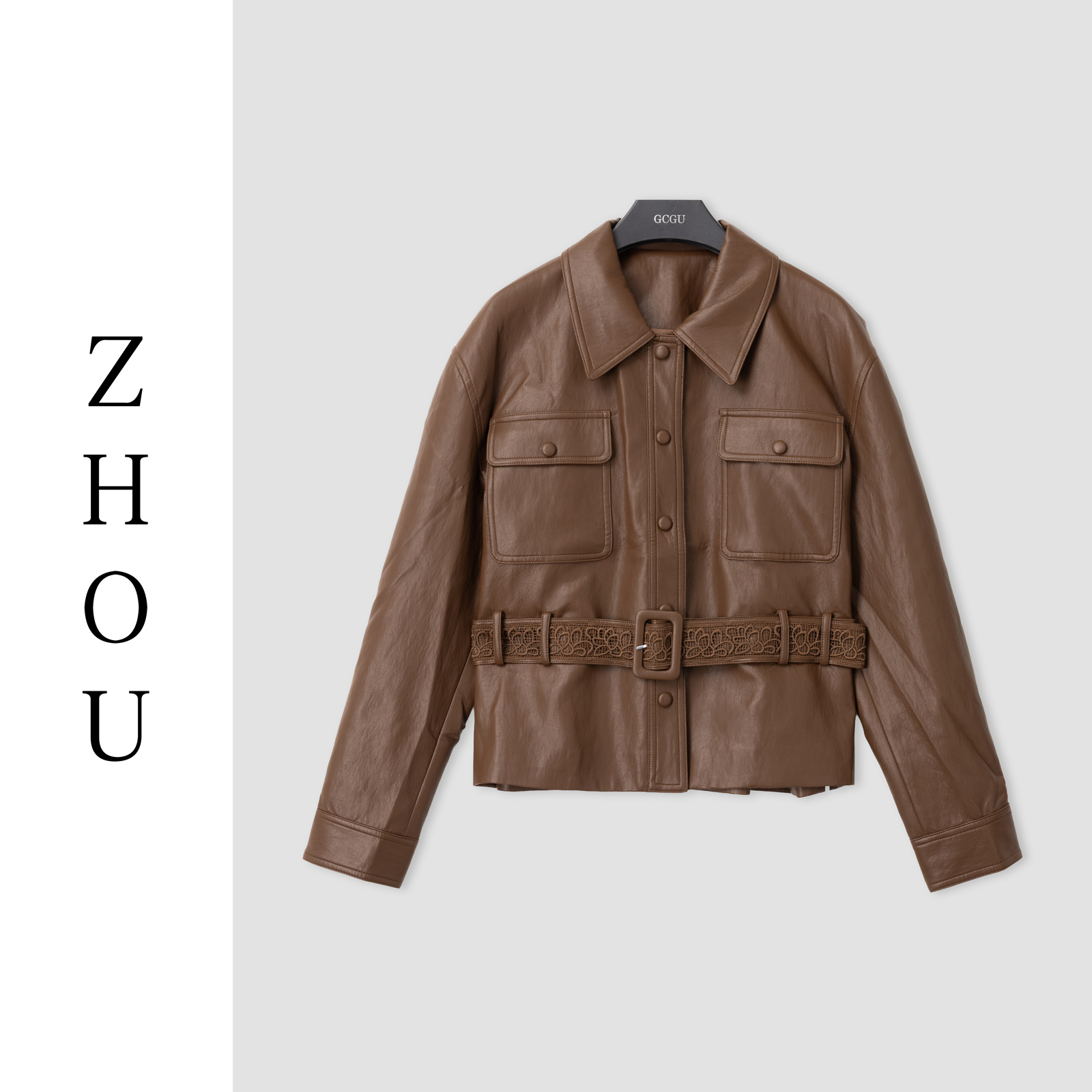 （周哥甄选）可可棕外套-43725