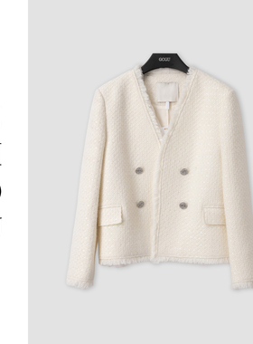 （周哥甄选）米白色外套-30117