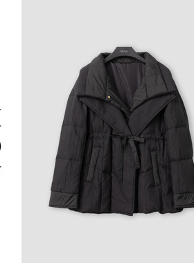 （周哥甄选）黑色羽绒服外套-31238