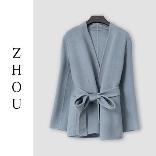 (周哥甄选)湖蓝外套-33226