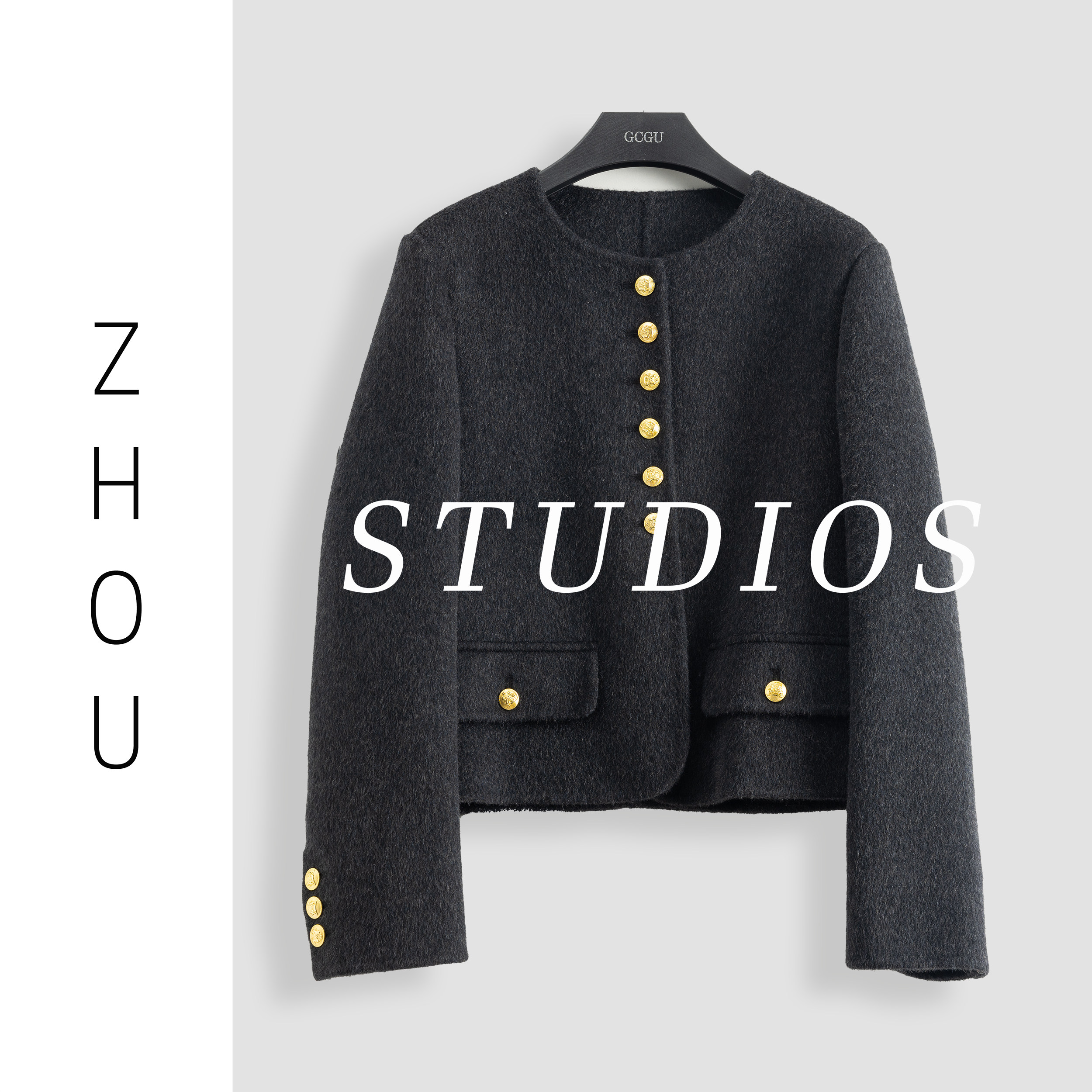 黑色气质小香风短外套-16352,女装/女士精品,短外套,淘宝优惠券,粉丝福利购,淘宝优惠卷