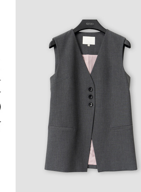 （周哥甄选）灰色马甲-32017