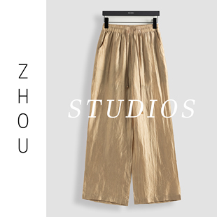 金色高级感高端裤子-16212