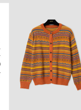 （周哥甄选）橘色上衣-30610