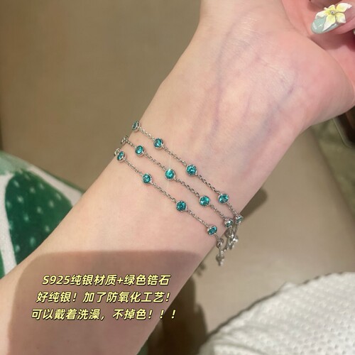 可以戴着洗手洗澡，不掉色的手链