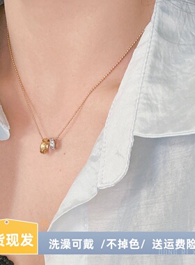 洗澡可戴，不掉色项链男女款小众