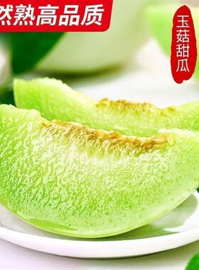 内蒙古巴盟玉菇甜瓜冰淇淋新鲜水果当季白香瓜羊角哈蜜瓜现摘现发
