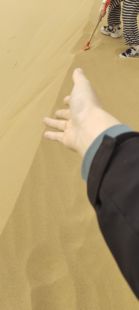 内蒙古乌兰布和沙漠黄沙布景沙10斤装 高品质环保适合宠物