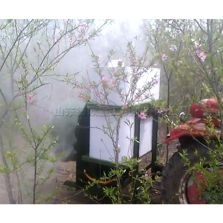 小型扇形果园喷雾机农林喷洒打药箱悬挂式带动风送式弥雾机