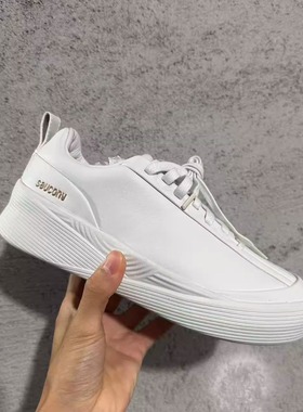 Saucony索康尼1898系列WHITE 男女运动休闲白鞋牛皮跑步鞋 S28266